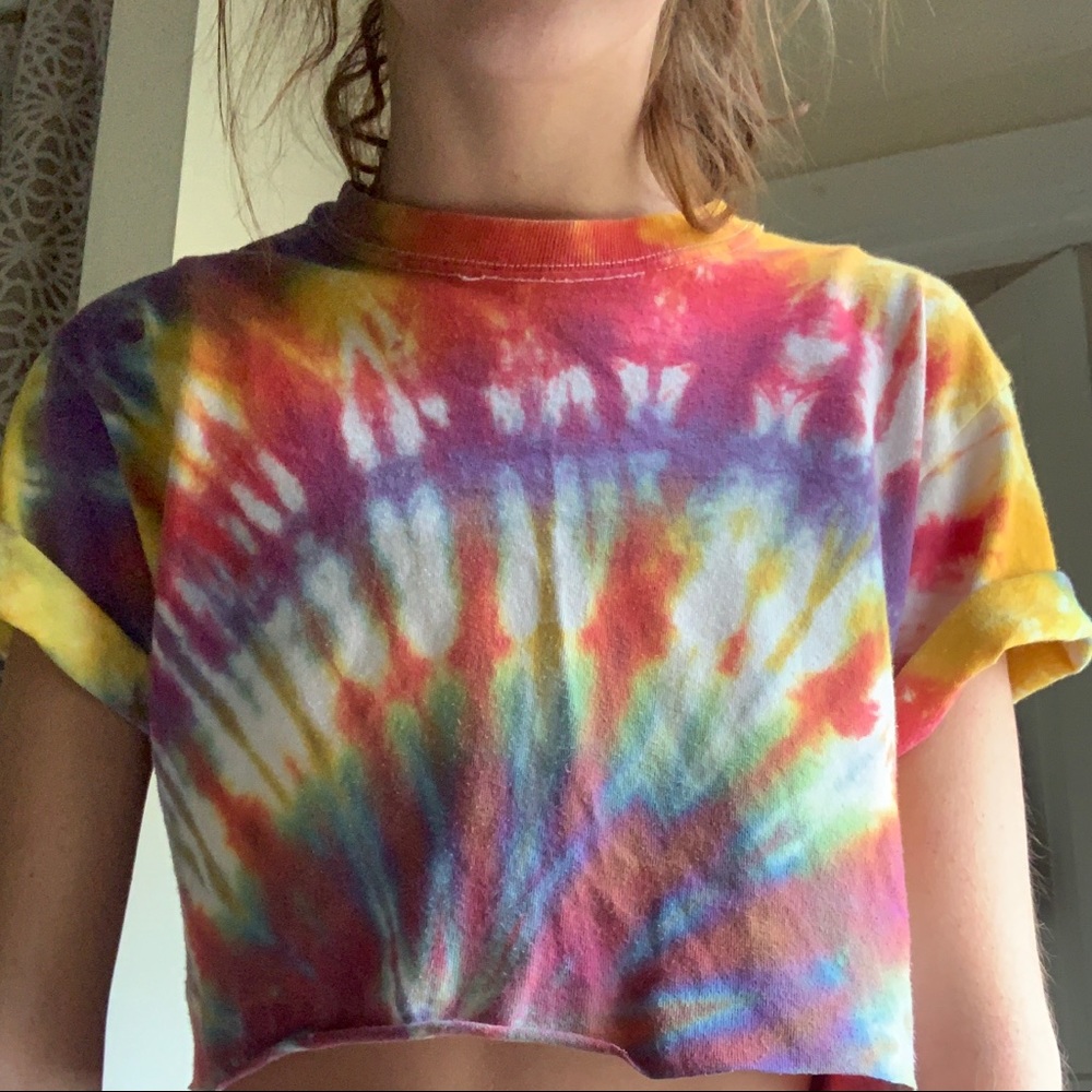 Tie dye crop top